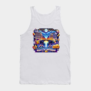 Amsterdam at Twilight Sticker Tank Top